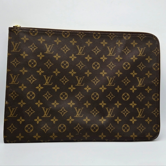 Louis Vuitton Vintage Monogram Canvas Laptop/Document Sleeve - Picture 1 of 8